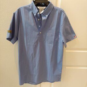 Waffle House Employee Shirt Medium Uniform Logo Stretch Work